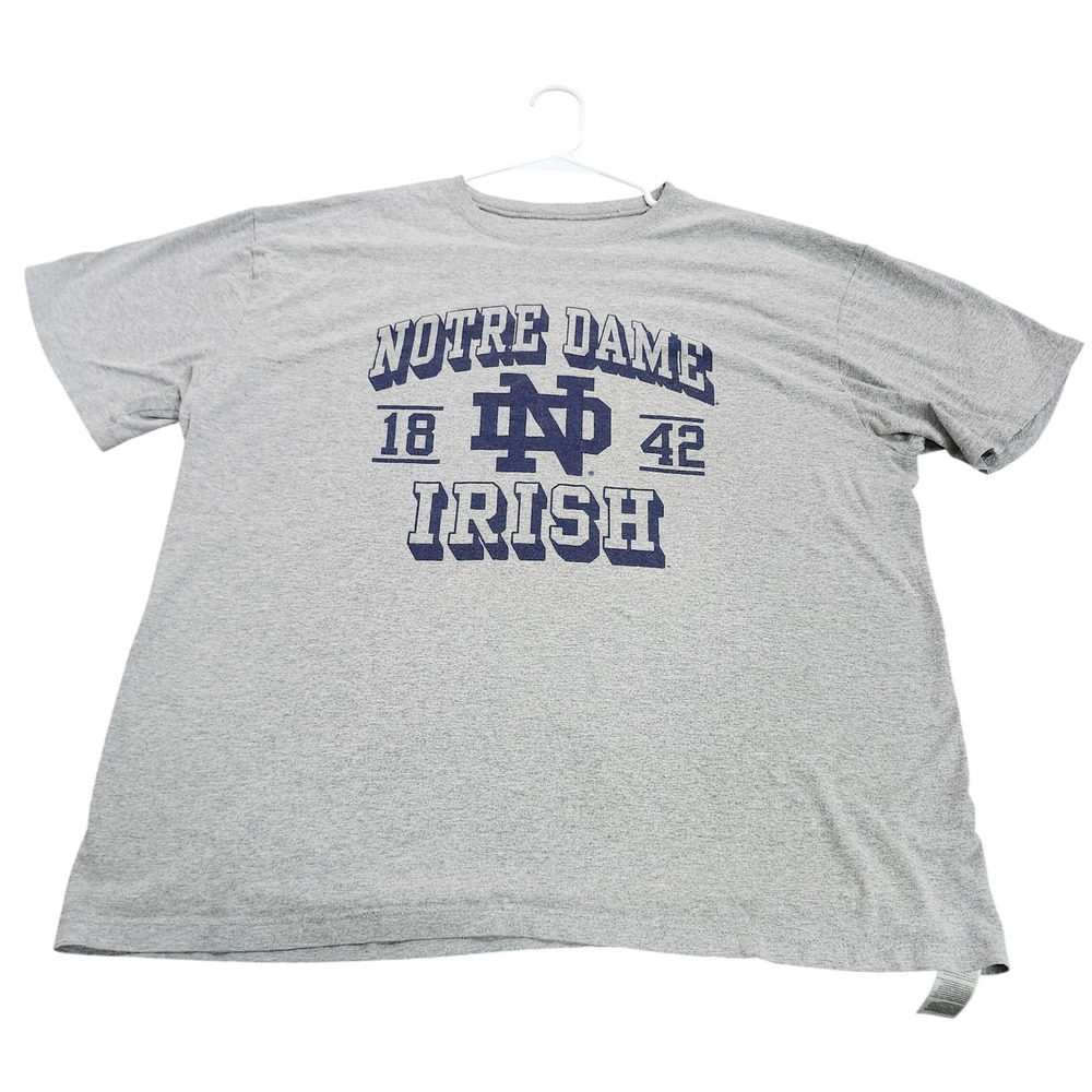 Alta Gracia Notre Dame Fighting Irish Gray Graphic T-Shirt XL 13119